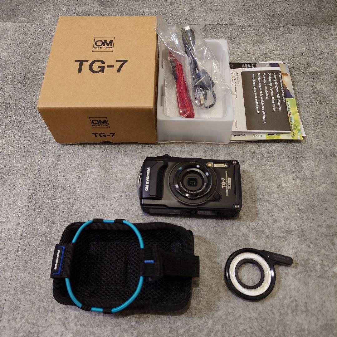 新品 オリンパス Tough TG-7 ブラック アクセサリーセット