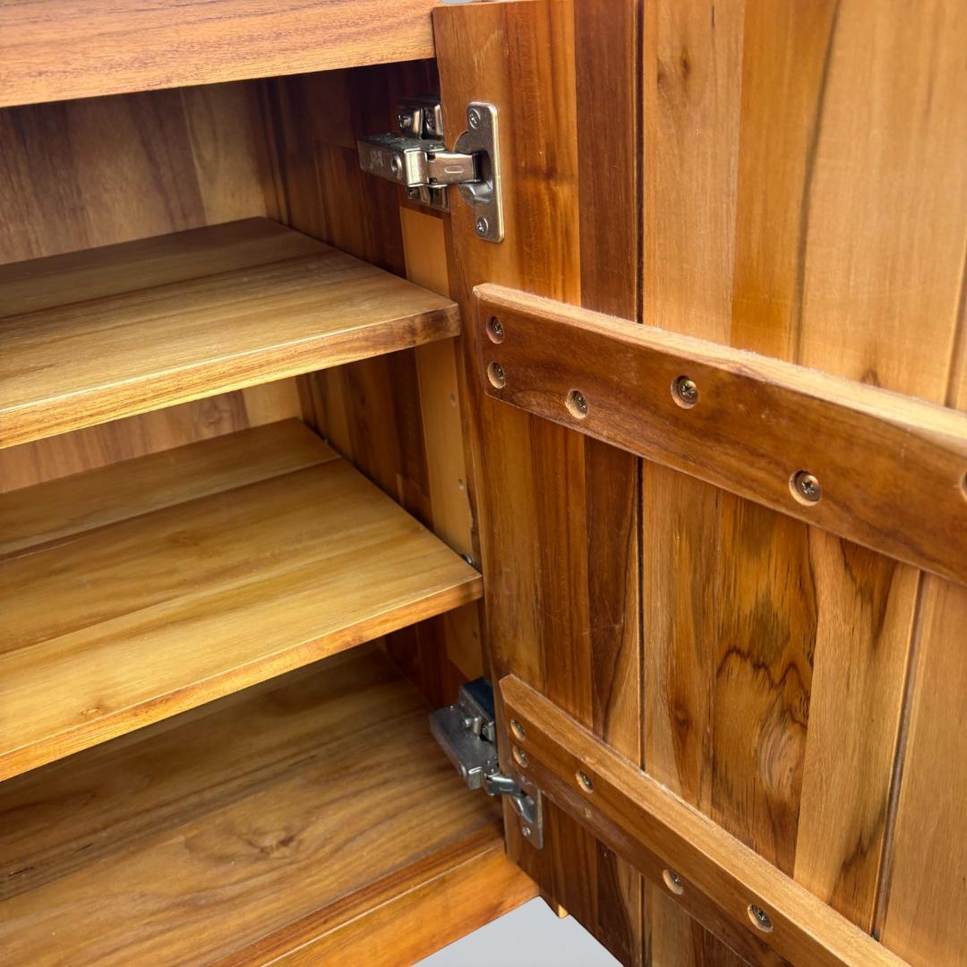 廃盤希少 unico ウニコ BREATH チーク材 キャビネット サイドボード