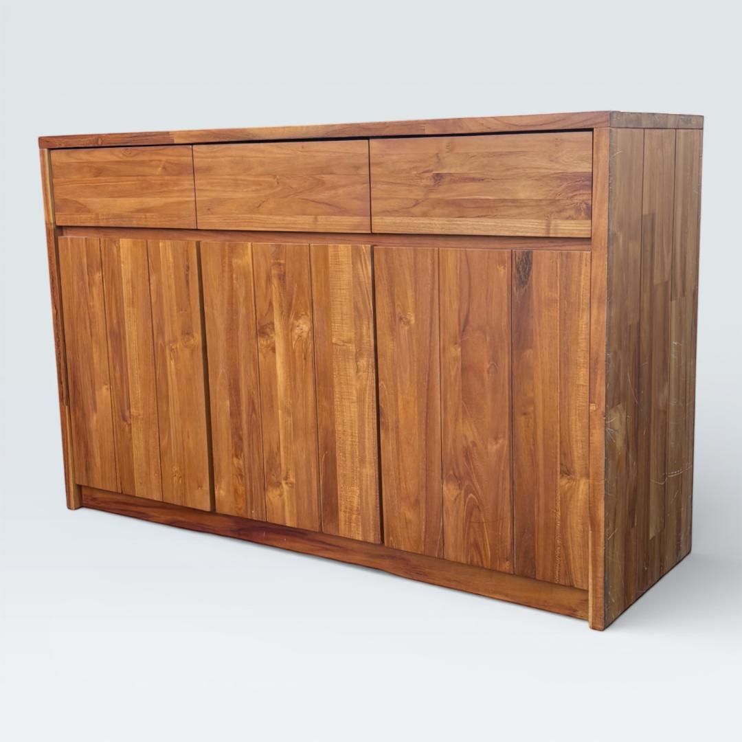 廃盤希少 unico ウニコ BREATH チーク材 キャビネット サイドボード