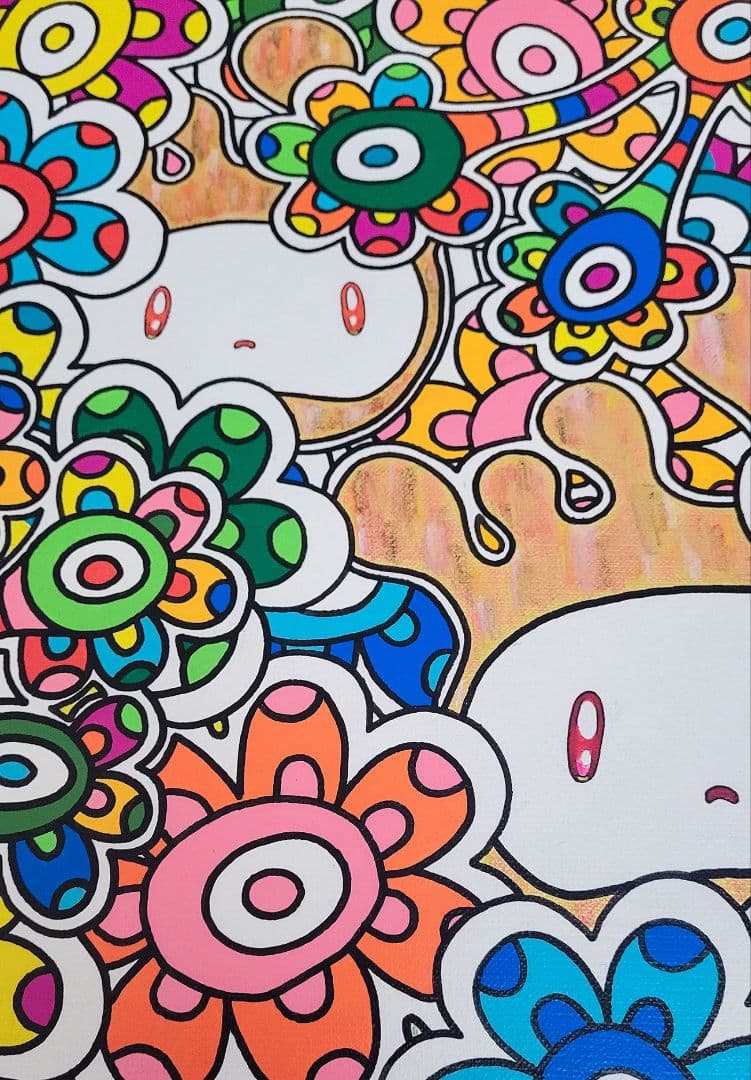 ★鈴木哲也★S8(455×455mm)アクリル原画1点物★送料無料#132