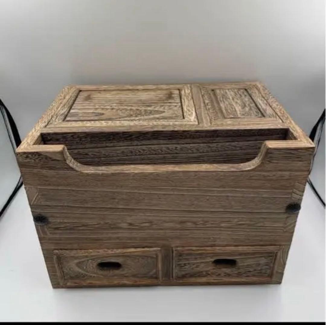 桐火鉢　桐箱　コンパクト