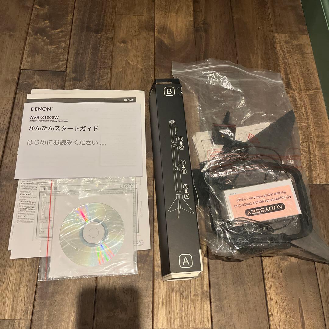 【美品】DENON AVアンプ AVR-X1300W 7ch HDCP 2.2