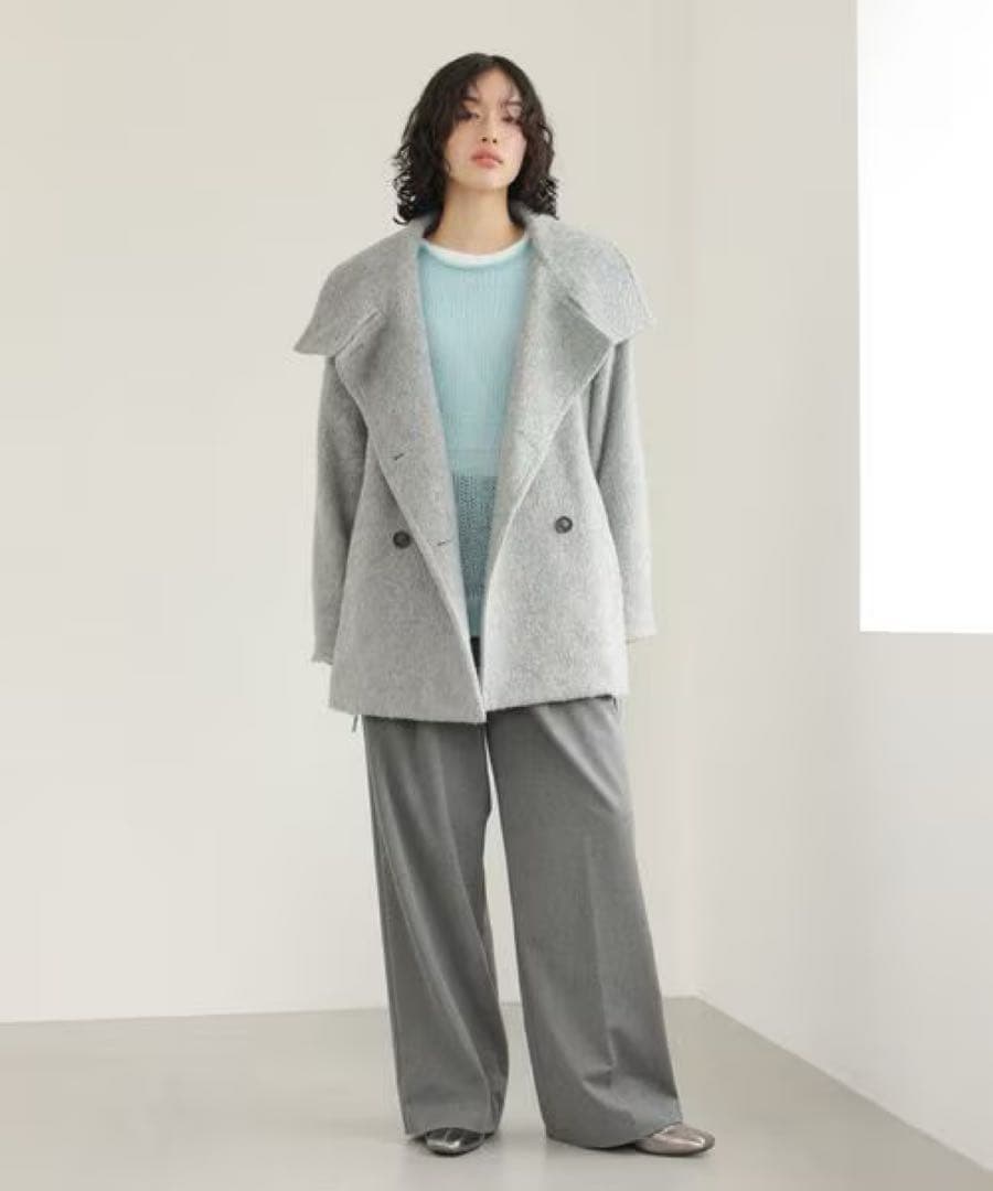 【16日まで期間限定セール】新品　LEPSIM シャギー2WAYミドルコート