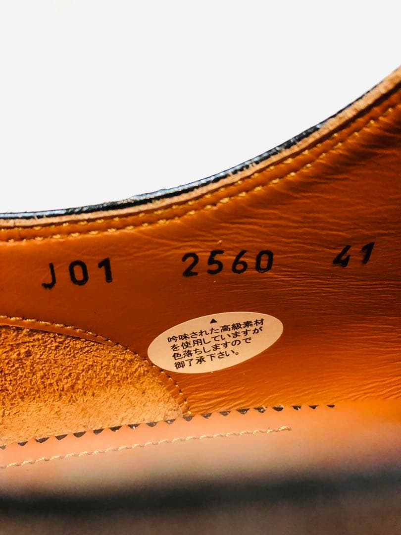 ★未使用級品★定価46,200円！LOBB'S イタリア製 ホールカット 41