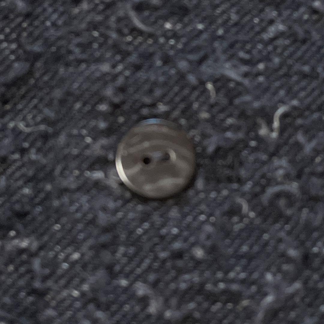 美品//ヨーガンレール ツイード ウールリネン チェスターコート 2WAYＬ