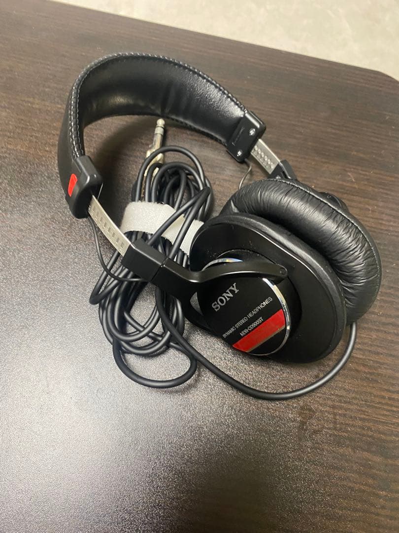 SONY MDR-CD900ST 有線ヘッドホン ブラック
