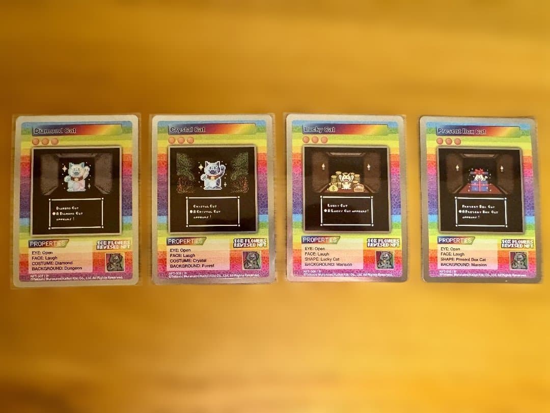 108Flowers Revised NFT限定プロモカード【R全4種セット】