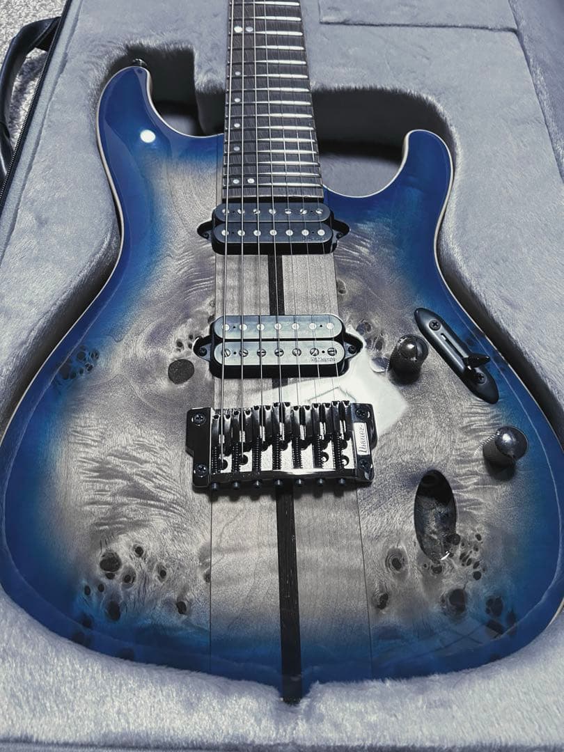 最終値下げ Ibanez Premium S1027PBF-CLB 7弦