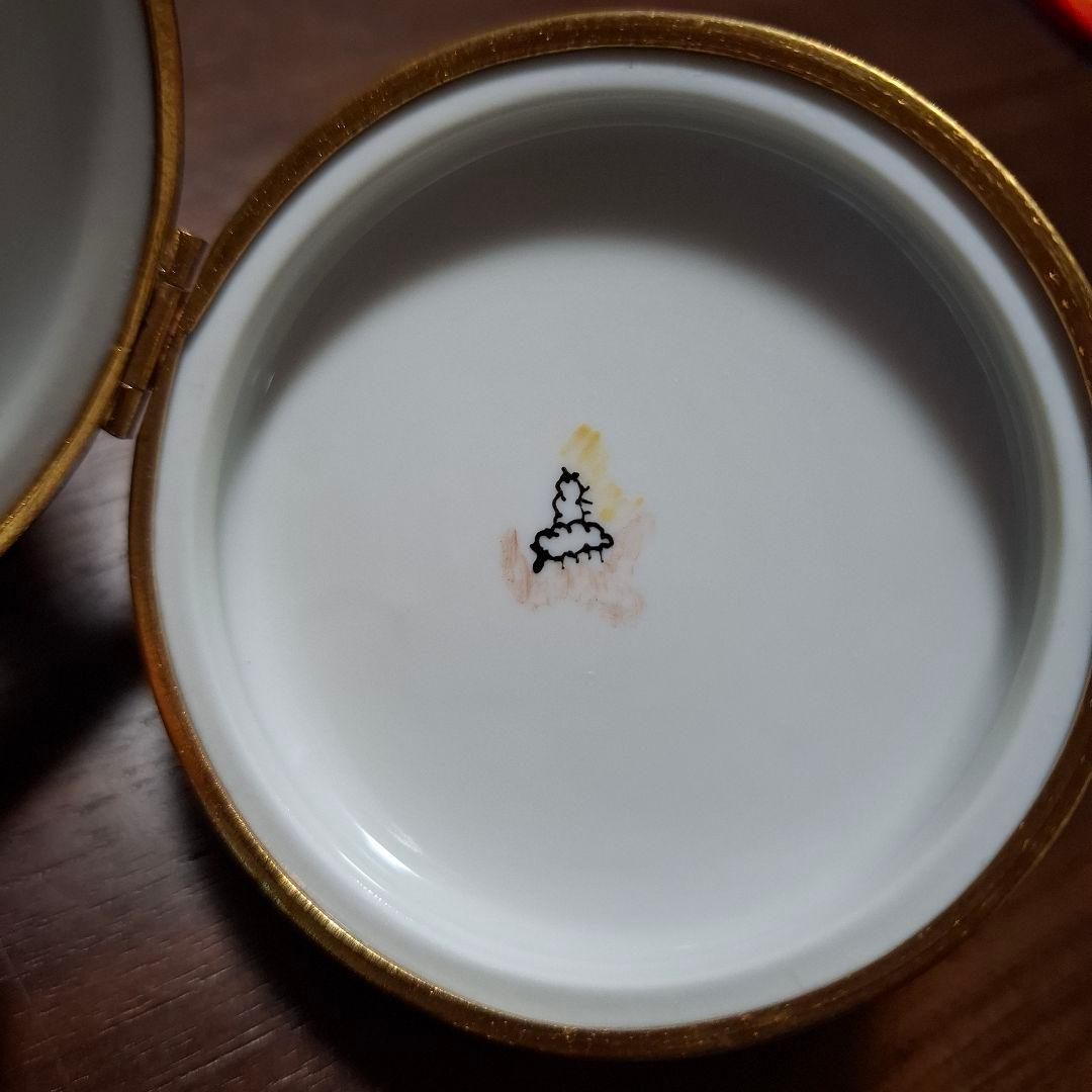 ★なかよし★ リモージュボックス インコ 鳥 夫婦 恋人