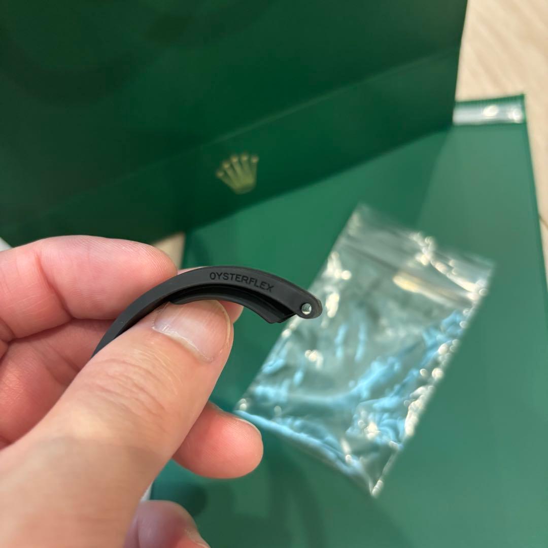 ROLEX OYSTERFLEX ラバーベルト ブラック