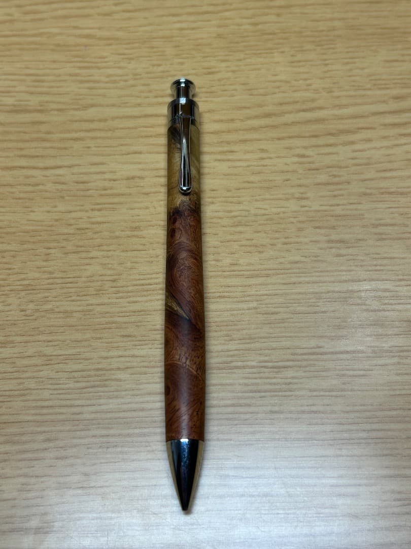 工房楔　花梨紅白　瘤杢　こぶ杢　シャープペンシル　0.5ミリ