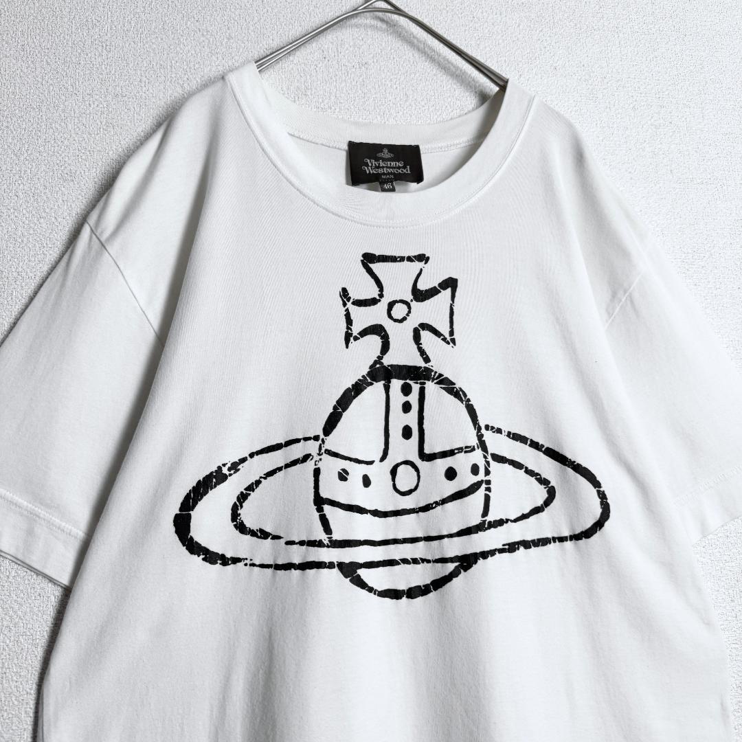 【大人気☆クラックデザイン☆オーブロゴ】ヴィヴィアンウエストウッド ロゴTシャツ
