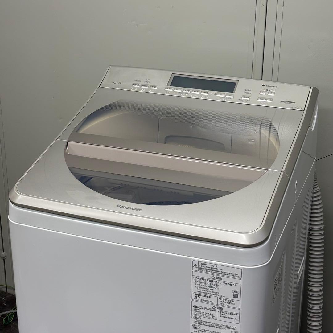 ◇送料込！設置対応◎2021 12kgパナソニック 洗濯機 NA-FA120V3