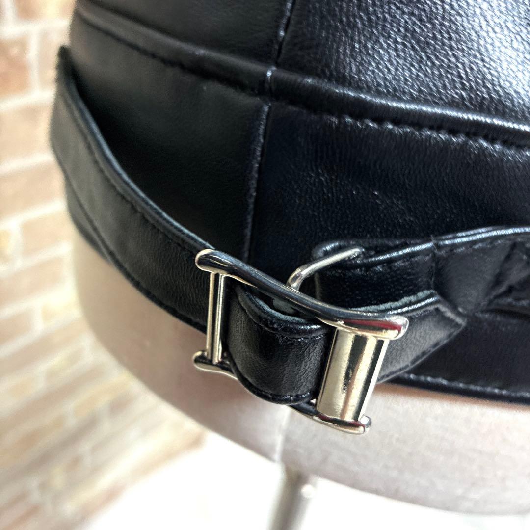 極美品　ジャックローズ　シングルライダースジャケット　ラムレザー　S