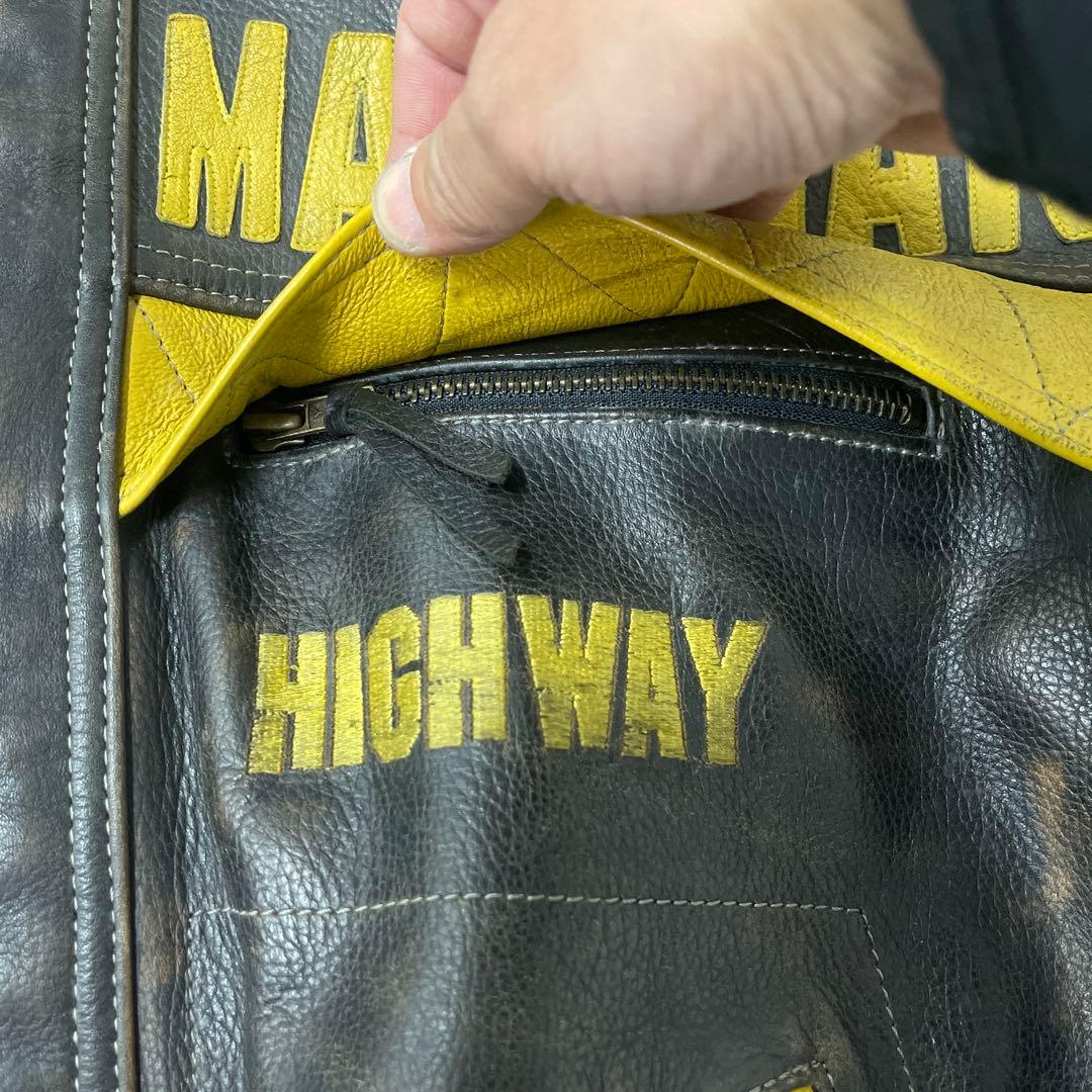 イエロー コーン YeLLOW CORn 牛革 レザー ライダース ジャケット