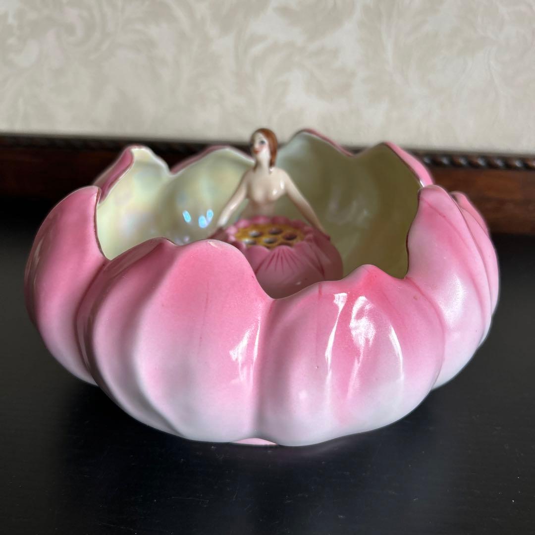 オールドノリタケ　デコレディ　人魚　 フィンガー　マーメイドボール