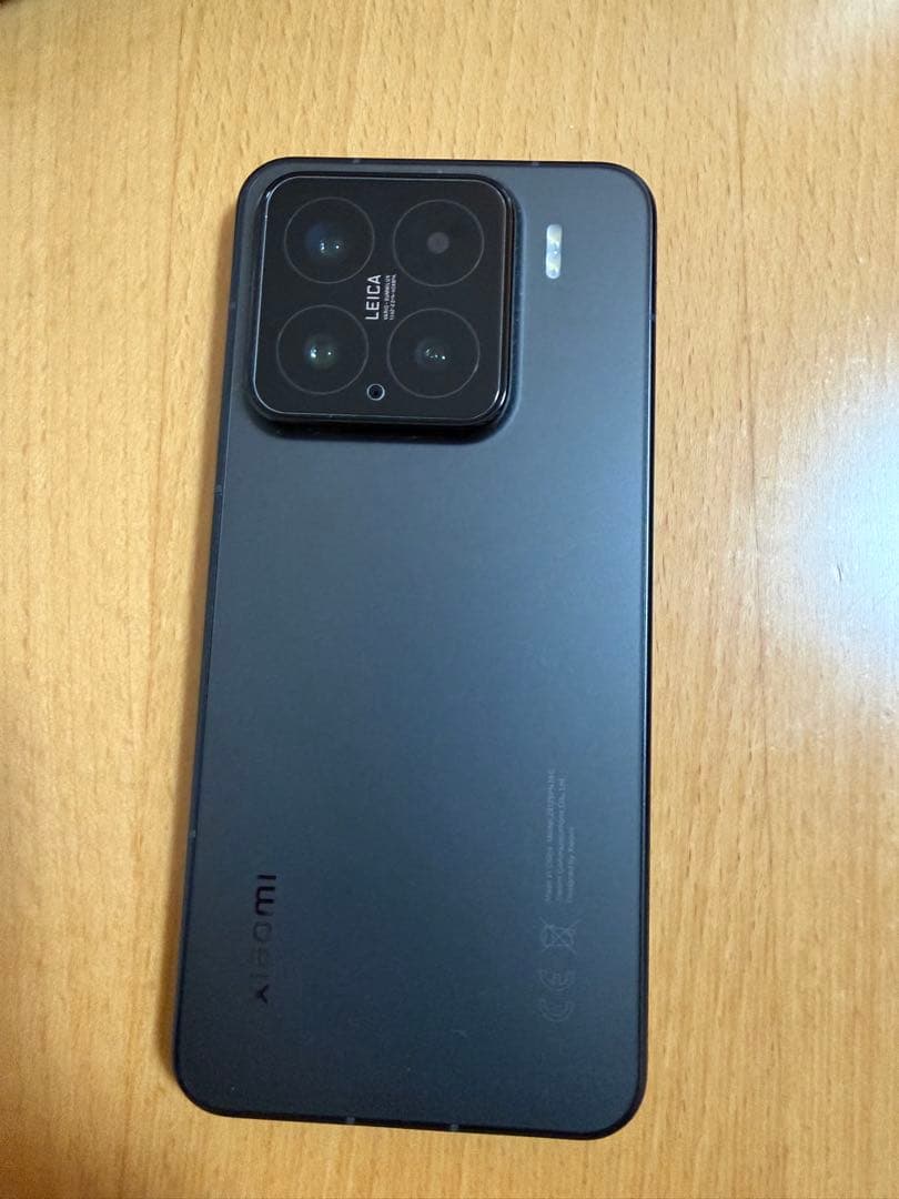 Xiaomi 15 ブラック 12GB RAM 256GB SIMフリー