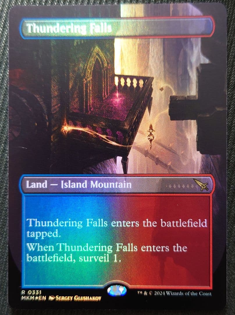 mtg 轟音の滝 ボーダーレス FOIL 英語版 mkm edh