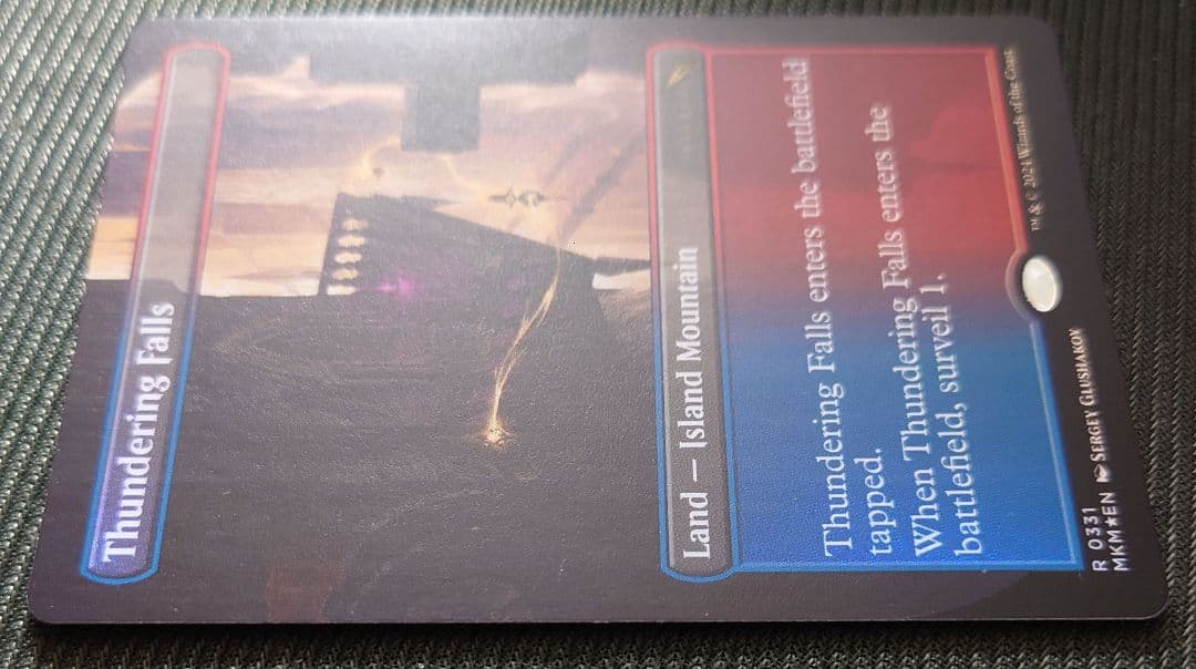 mtg 轟音の滝 ボーダーレス FOIL 英語版 mkm edh