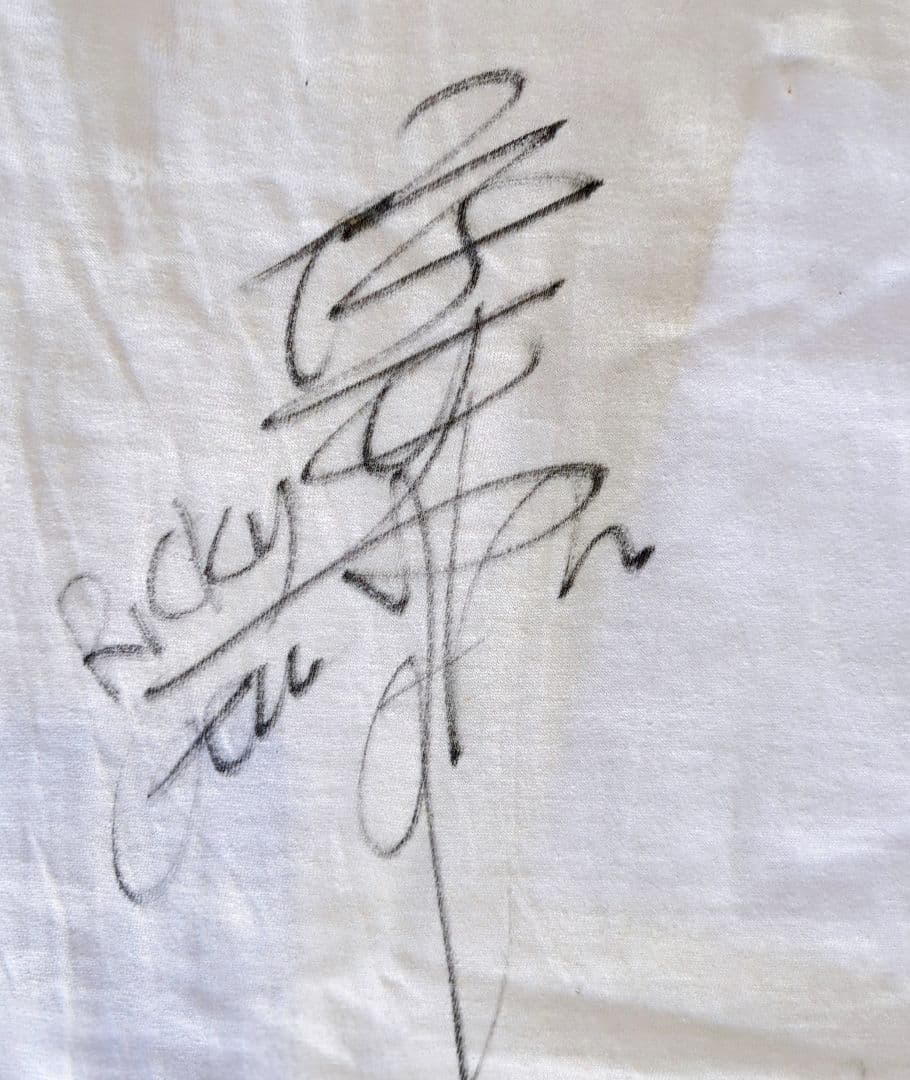 [一点物] Duck Tails 直筆サインTシャツ 横山剣さん在籍期の物