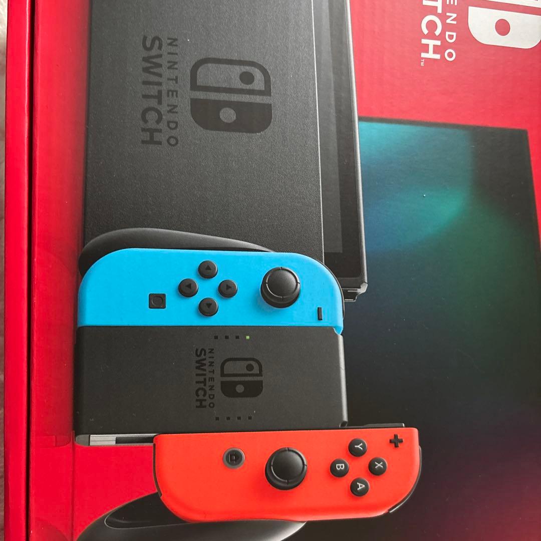 Nintendo Switch 本体 青とオレンジのJoy-Con 新品