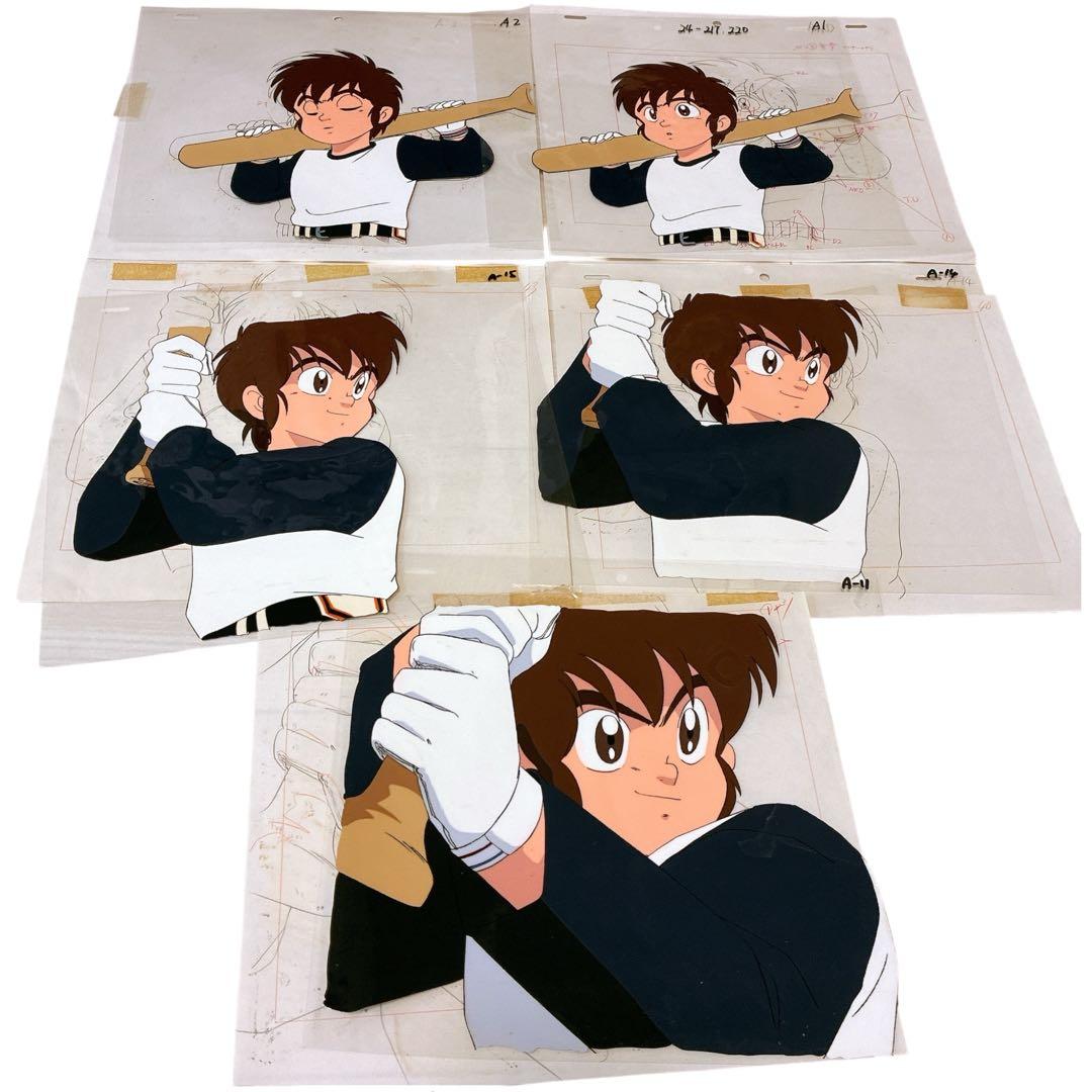 童夢くん セル画 動画付き 読売ジャイアンツ 5種セット 新庄童夢 アニメ 野球