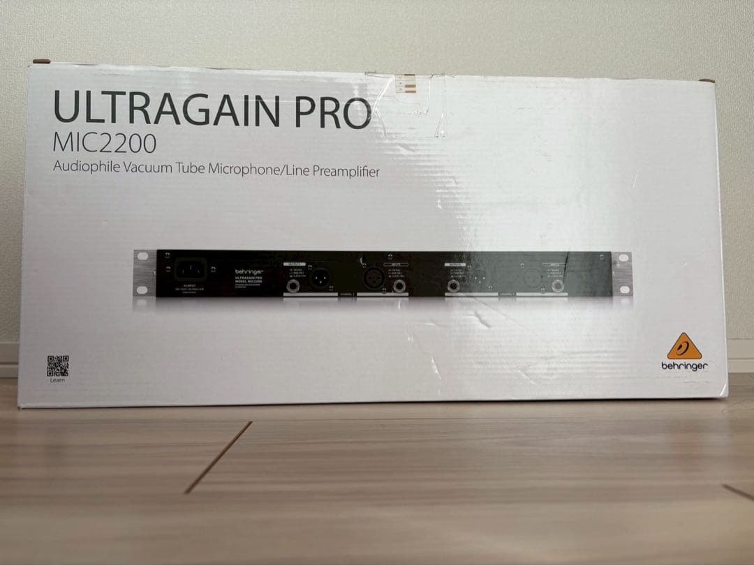 【美品】ベリンガー ULTRAGAIN PRO MIC2200 マイクプリアンプ