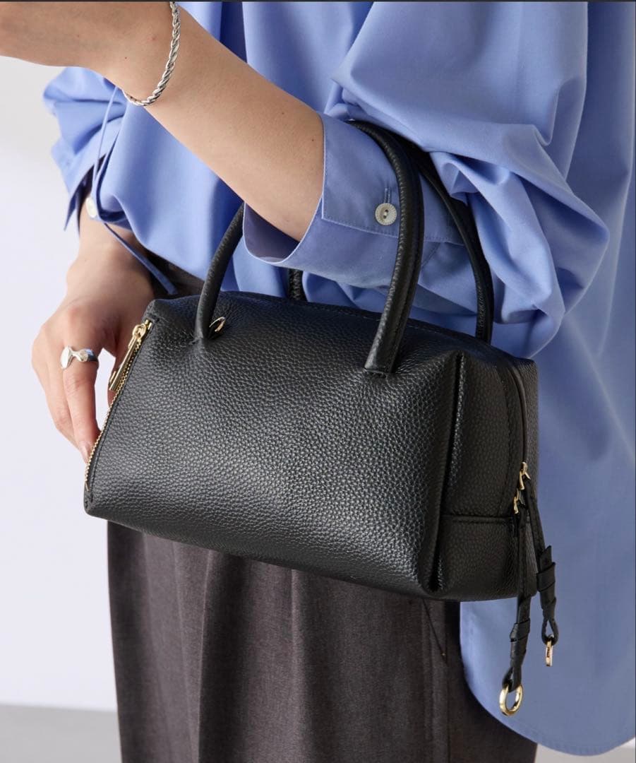 ⭐︎新品⭐︎ COLLAGE GALLARDAGALANTE レザーチャームボストン