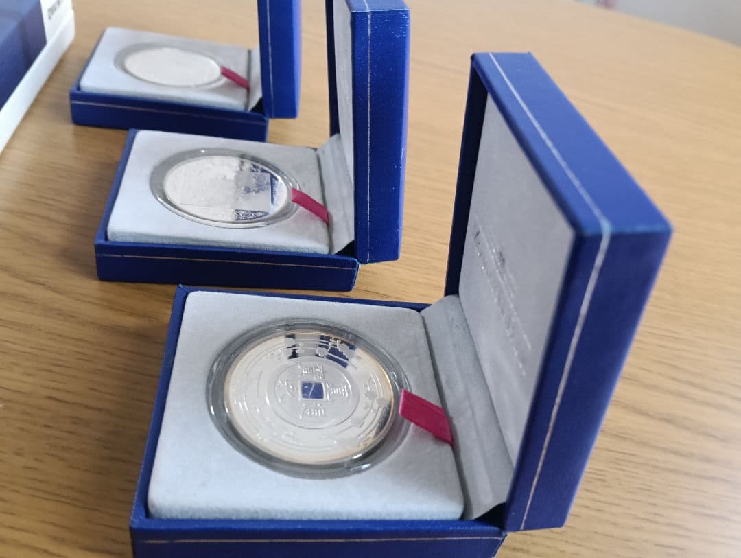 ☆掘り出し物！☆日仏修好通商条約締結150周年 プルーフ銀貨3種セット