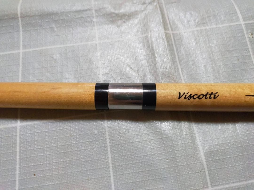 新古品・Viscotti カスタムキュー・本ハギ4剣インレイキュー