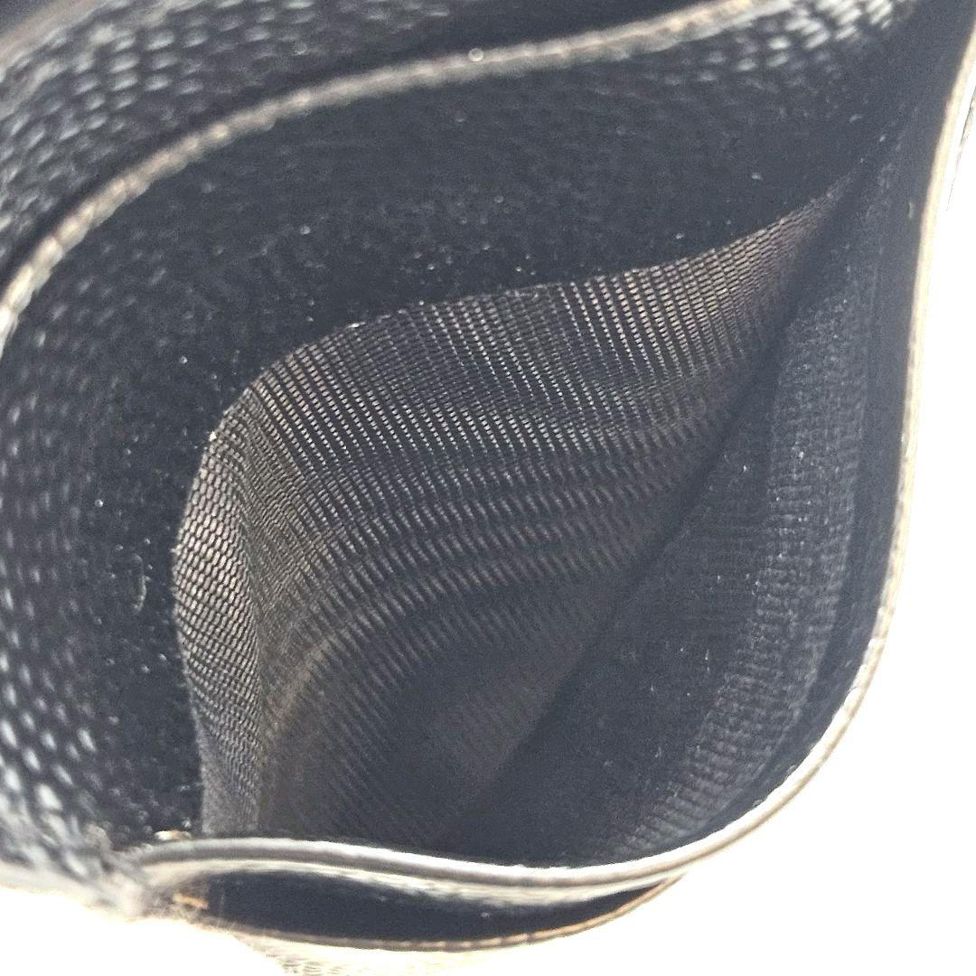 サンローラン 三つ折り財布 キャビアスキン カサンドラ Vステッチ