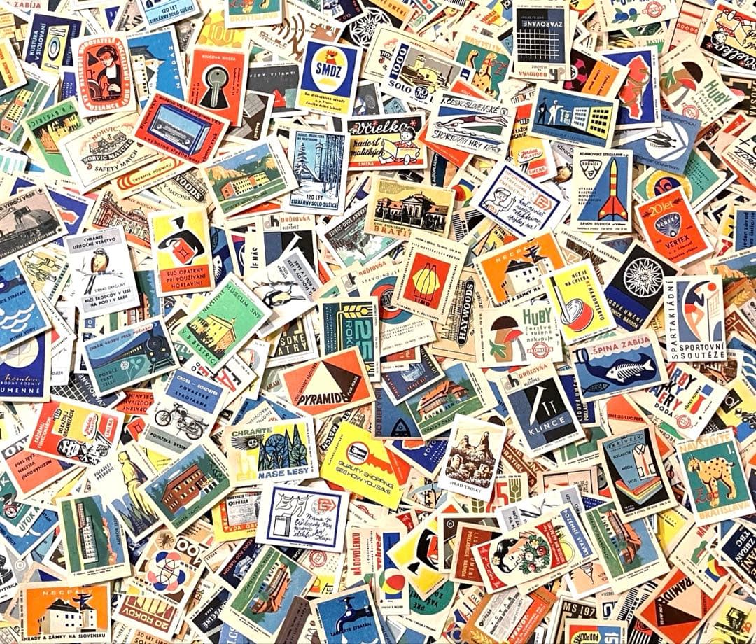 マッチラベル1000枚/チェコスロバキア/ヴィンテージ