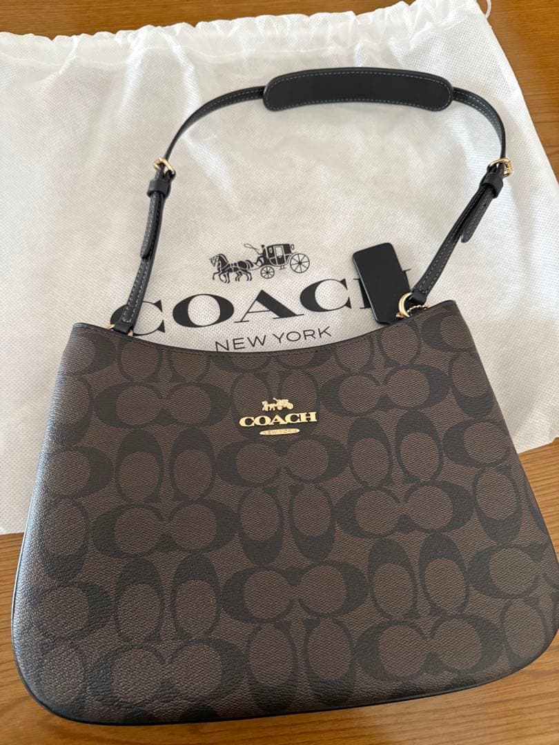 COACH ブラウン ショルダーバッグ