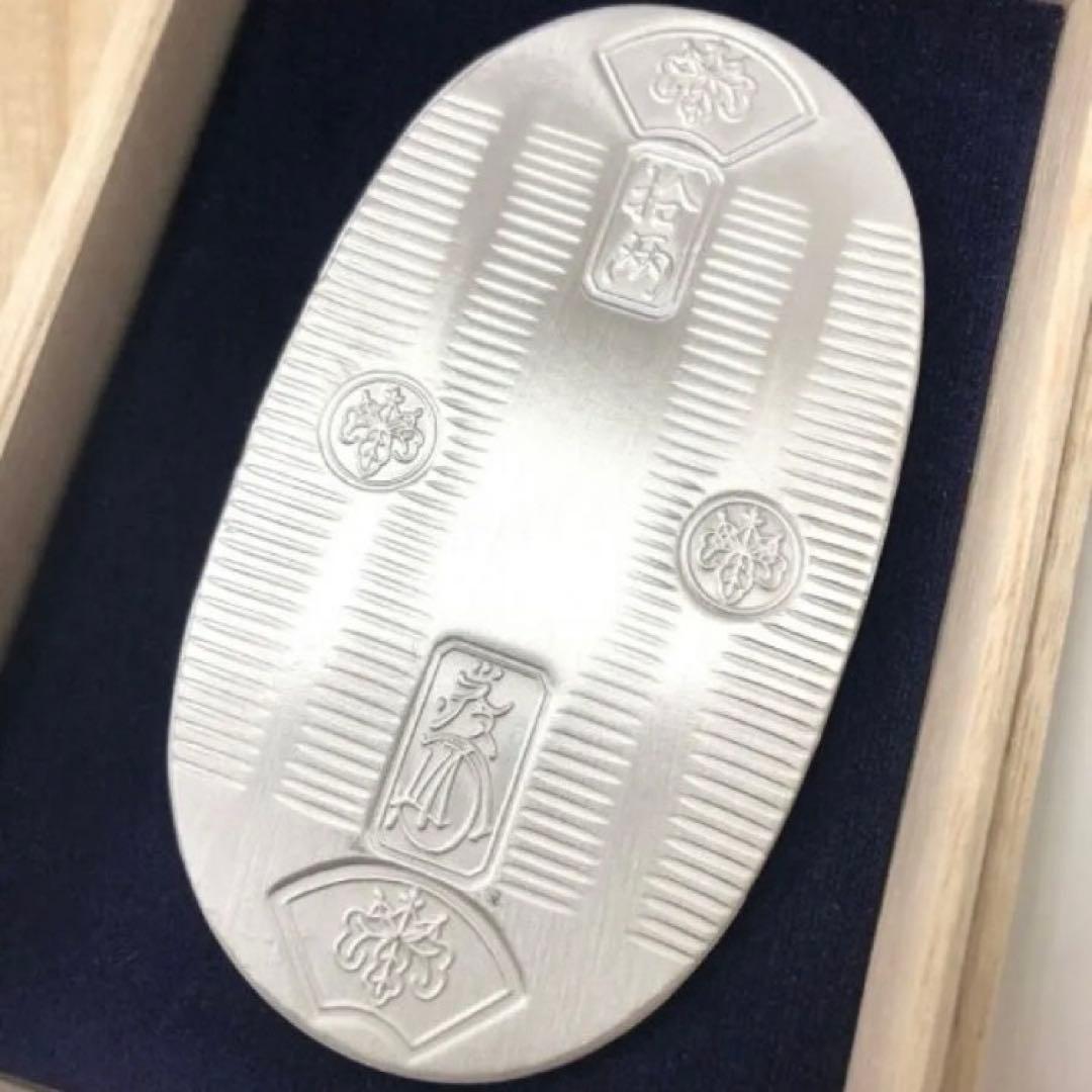 純銀 造幣局検定刻印入り小判