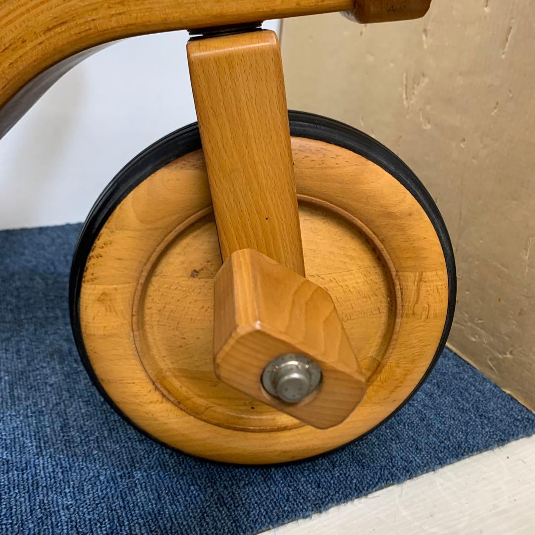 希少 木製 柏木工 KASHIWA幼児用 乗用玩具 三輪車 トライク