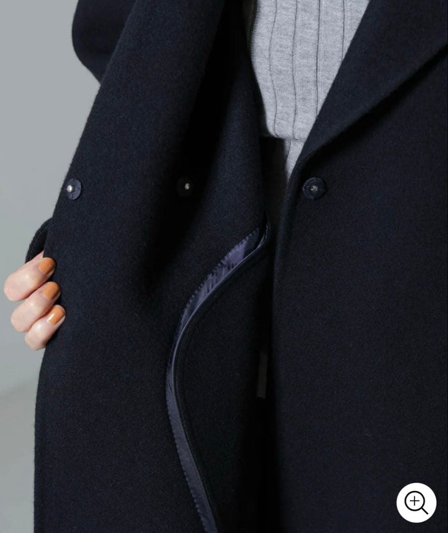 nano universe PURE LAMBS リバーロングコート 定価4万