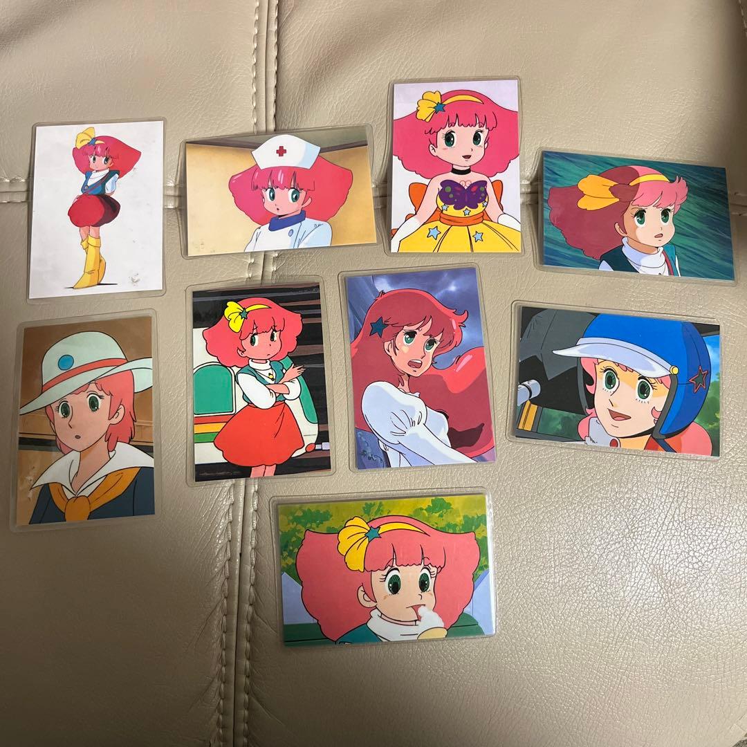 9枚セット　アニメキャラクター ミンキーモモ　ラミネートカード 当時物