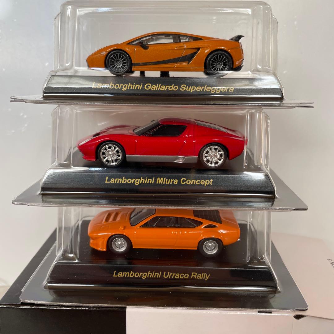 京商 1/64 ランボルギーニ 22台(イオタ，ミウラ，カウンタック等)