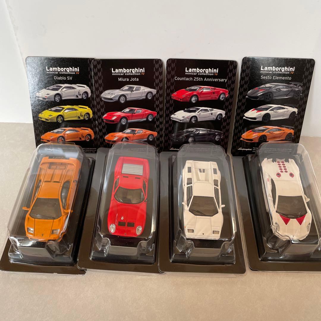 京商 1/64 ランボルギーニ 22台(イオタ，ミウラ，カウンタック等)