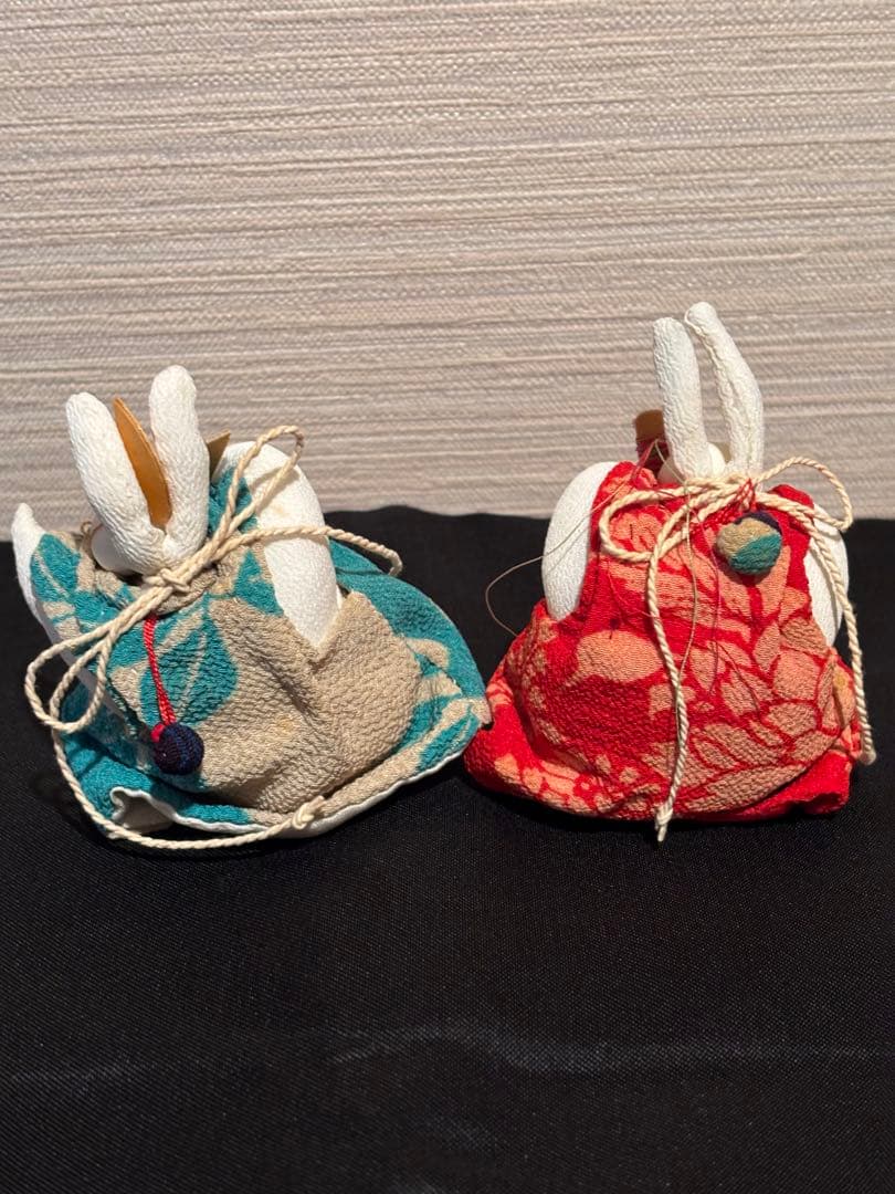 うさぎの雛人形　10体　ちりめん製　美品