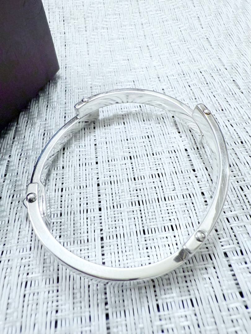 グッチ　バングル　ブレスレット　G ロゴ シルバー 925 バングル