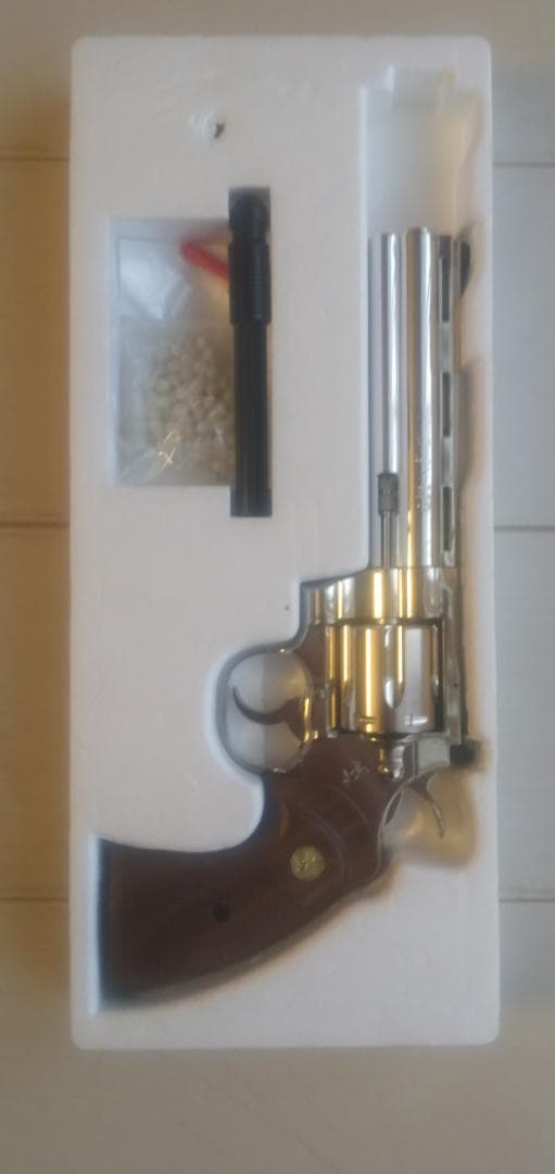 カナカワークス、コルトパイソンRモデル、ガスガン。