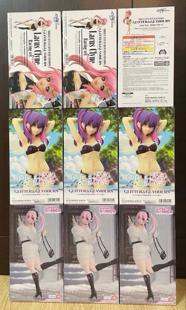 アニメフィギュアまとめ売り9個