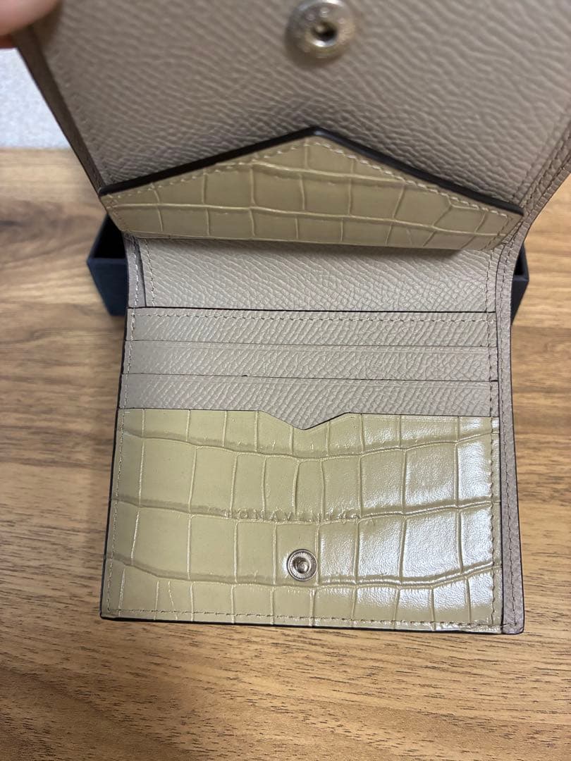 BONAVENTURA グレージュ ノブレッサ クロコ 財布