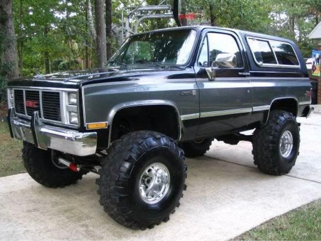 グリーンライト '87 GMC ジミー リフテッド 紺／白