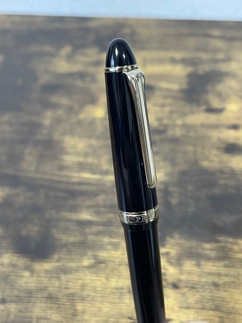 試筆のみ　MSニブ　ミュージック　ホワイトゴールド　21金　セーラー　万年筆