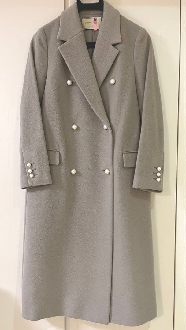UNITED ARROWS パールモチーフ　テーラードコート　【美品】