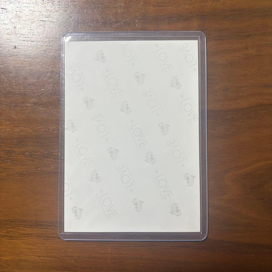 音嶋莉沙 直筆 ラブソングに襲われる ピンクニット