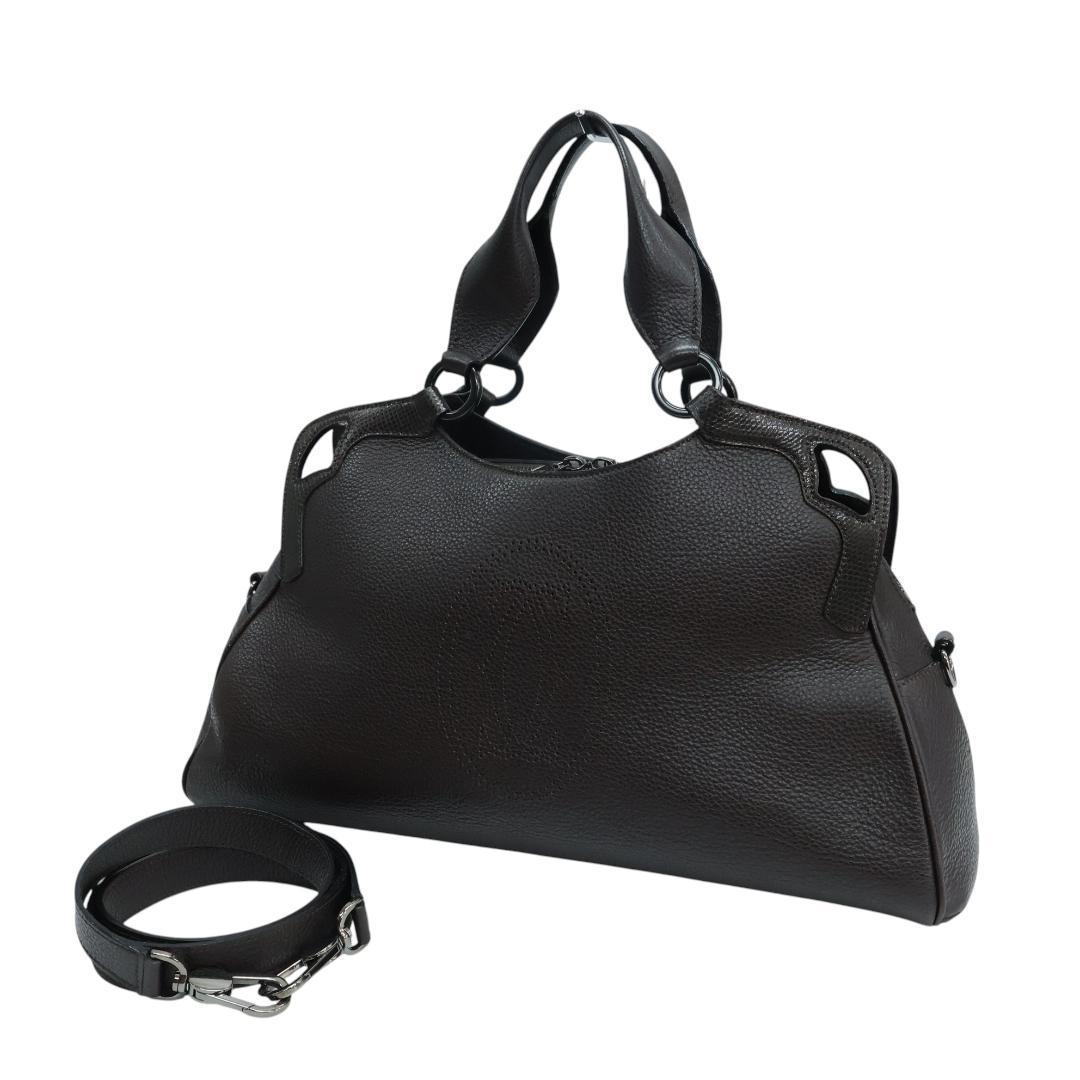 Cartier カルティエ マルチェロ 2way ハンドバッグ パンチングロゴ