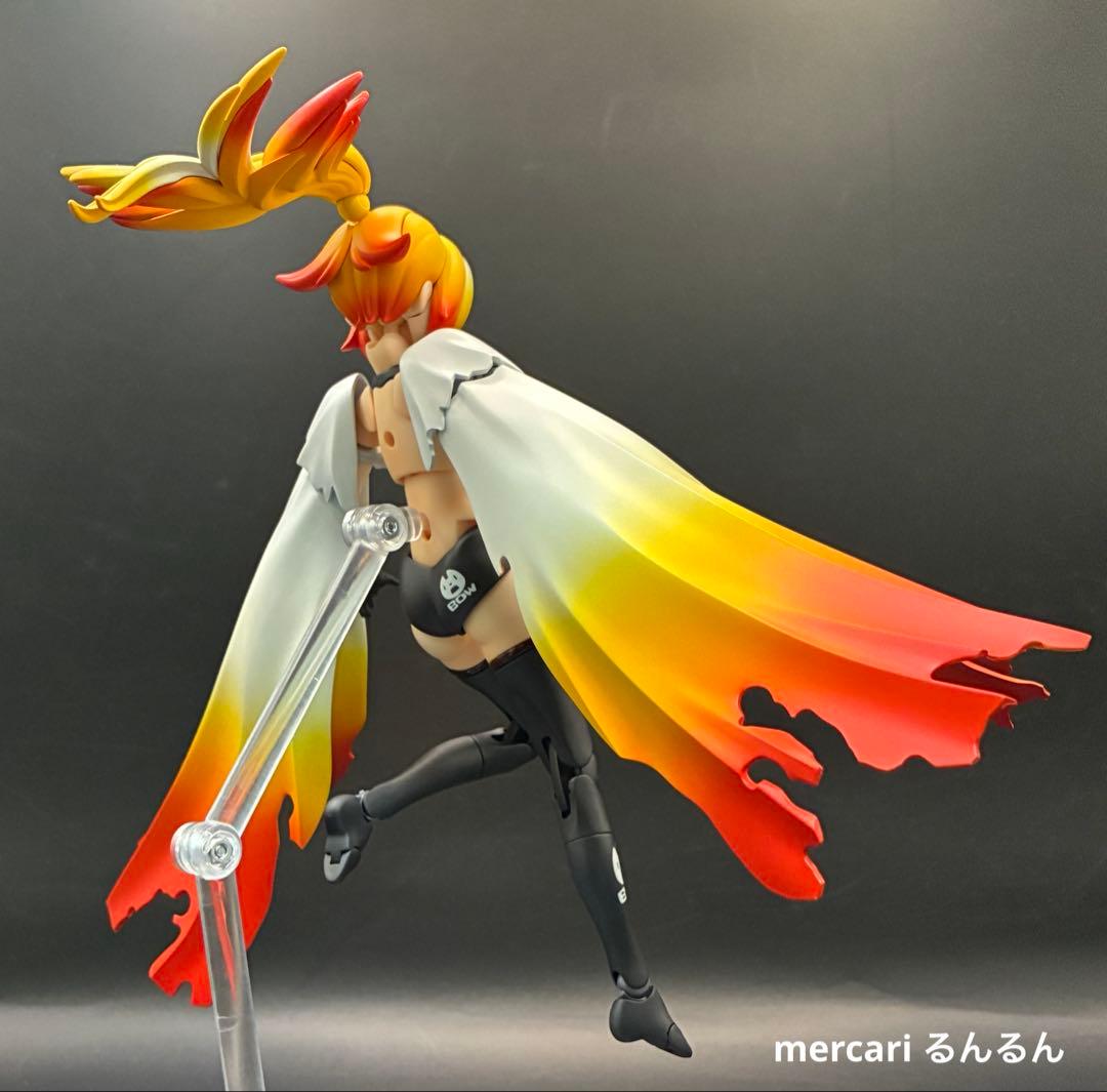 メガミデバイス　PUNI☆MOFU ラン　塗装完成品　煉獄カラーver